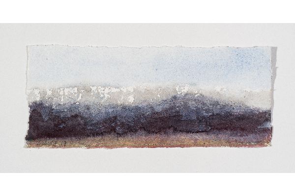 Making Space IV, Watercolour on Saint Armand, 9x4 in.